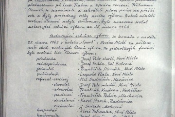 Kronika ČSV ZO Nové Město na Morava