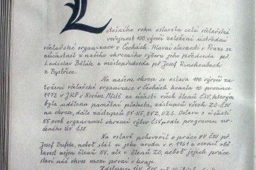 Kronika ČSV ZO Nové Město na Morava