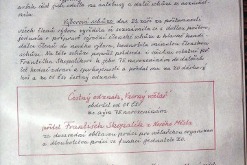 Kronika ČSV ZO Nové Město na Morava